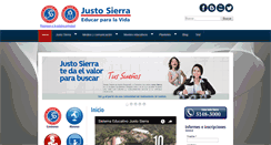 Desktop Screenshot of justo-sierra.edu.mx