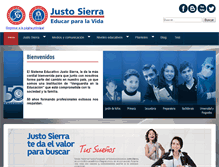 Tablet Screenshot of justo-sierra.edu.mx
